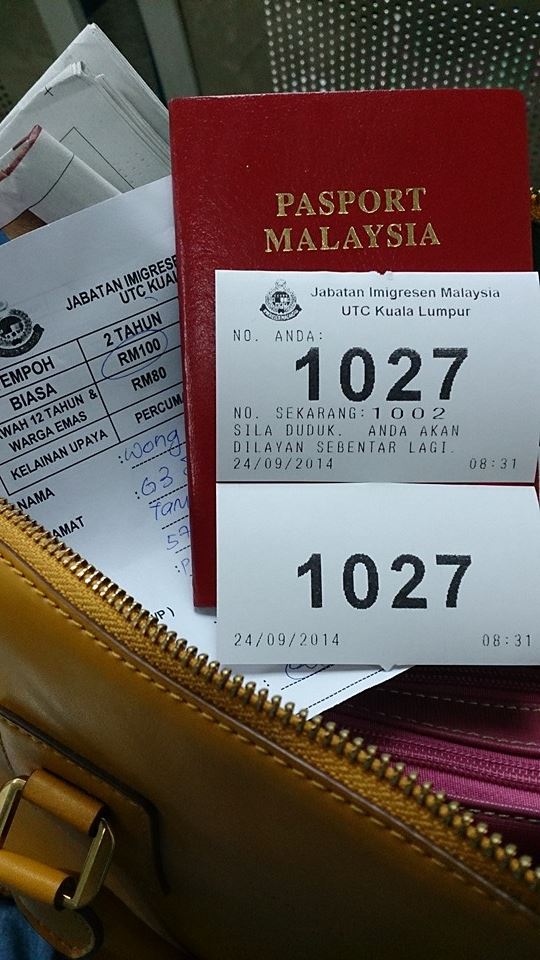 Passport utc renew UTC Perak